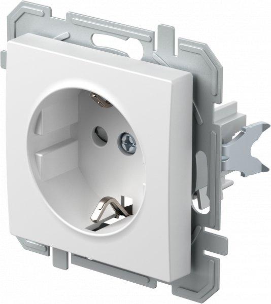 Steckdose Schuko 2P+E 16 A 250 V weiß