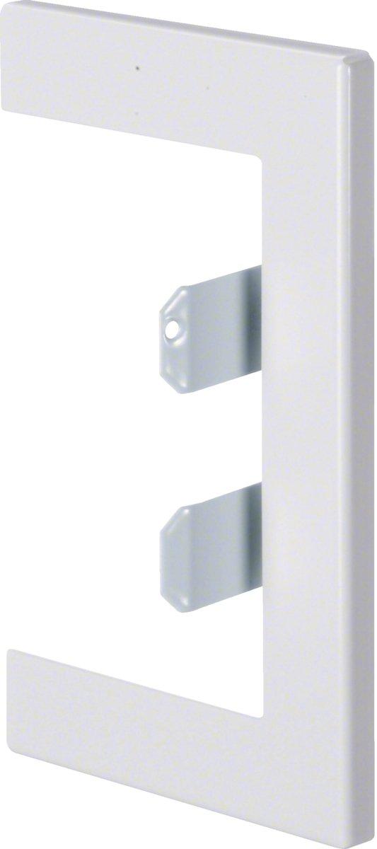 Wandanschlussblende für BRP/BRHP/BRAP 65x100 mm aus Stahlblech in verkehrsweiß