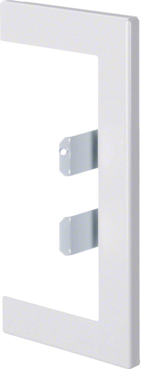 Wandanschlussblende für BRP/BRHP/BRAP 65x130 mm aus Stahlblech in verkehrsweiß