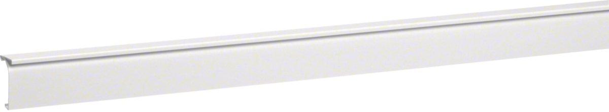 Sockelleistenkanal-Oberteil mit Teppichleiste PVC zu SL 20x55 mm verkehrsweiß