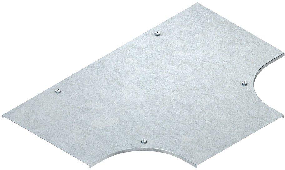 Deckel für T-Stück für KR B= 204 mm mit Drehriegel Stahl bandverzinkt
