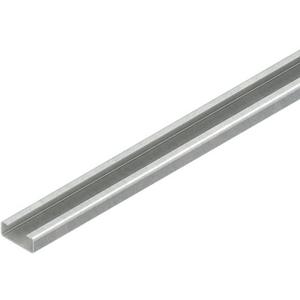 Ankerschiene C-Profil Schlitzweite 12 mm 28x15x2000 mm ungelocht Stahl blank