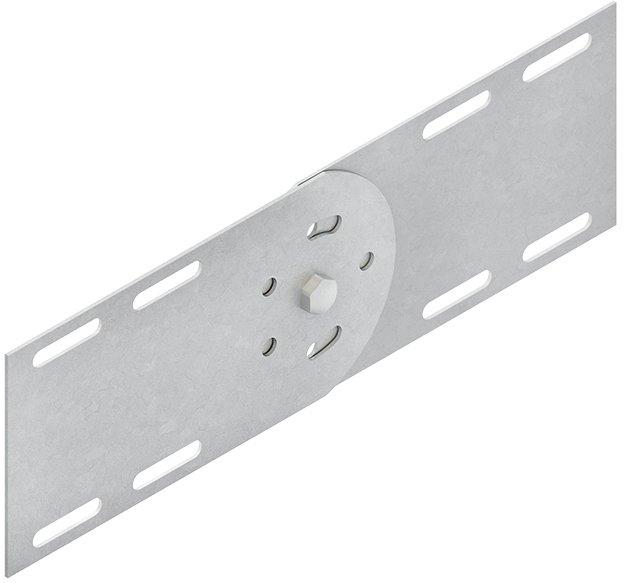 Gelenkverbinder vertikal Höhe 93 mm Stahl bandverzinkt inkl. Zubehör