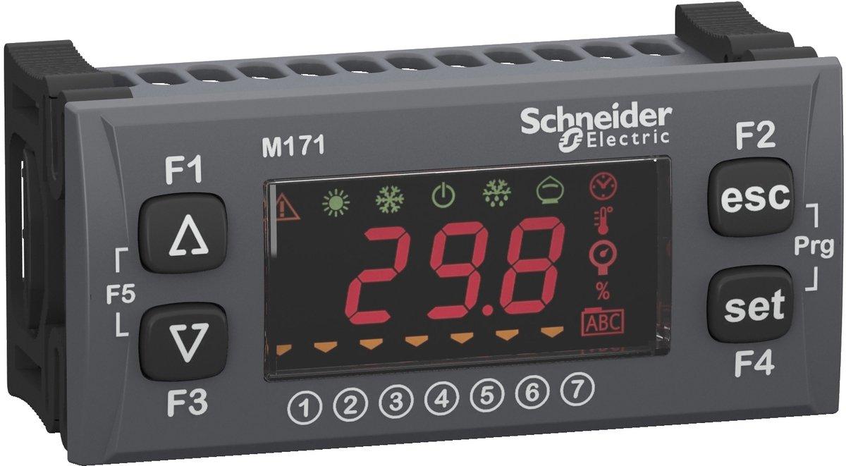 Bedienterminal Modicon M171 LED Display Uhr bündiger Einbau grau