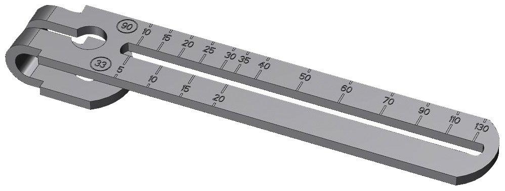 Hebel für Anbausatz von elektro-pneumatischen Stellungsregler SIPART PS2
