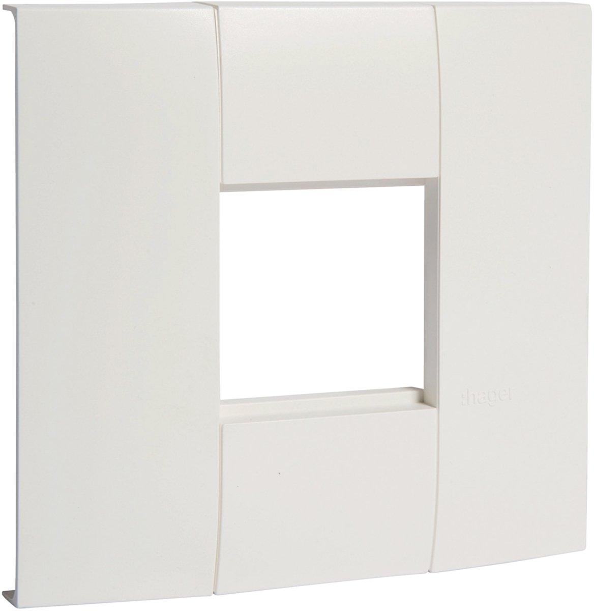 Geräteträger 1fach 45x45 mm LFF40/60110 verkehrsweiß