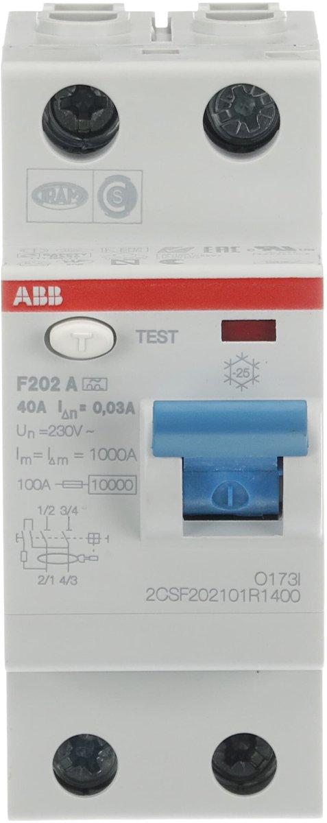 FI-Schutzschalter  40A 2-polig 30mA Typ A
