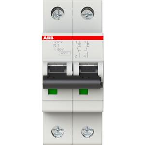 LS-Schalter 2P Charakteristik D Bemessungsstrom 1A 6kA
