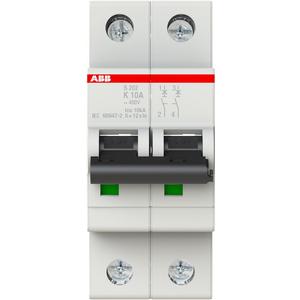 LS-Schalter 2P Charakteristik K Bemessungsstrom 10A 6kA