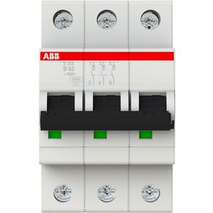 LS-Schalter 3P Charakteristik B Bemessungsstrom 63A 6kA