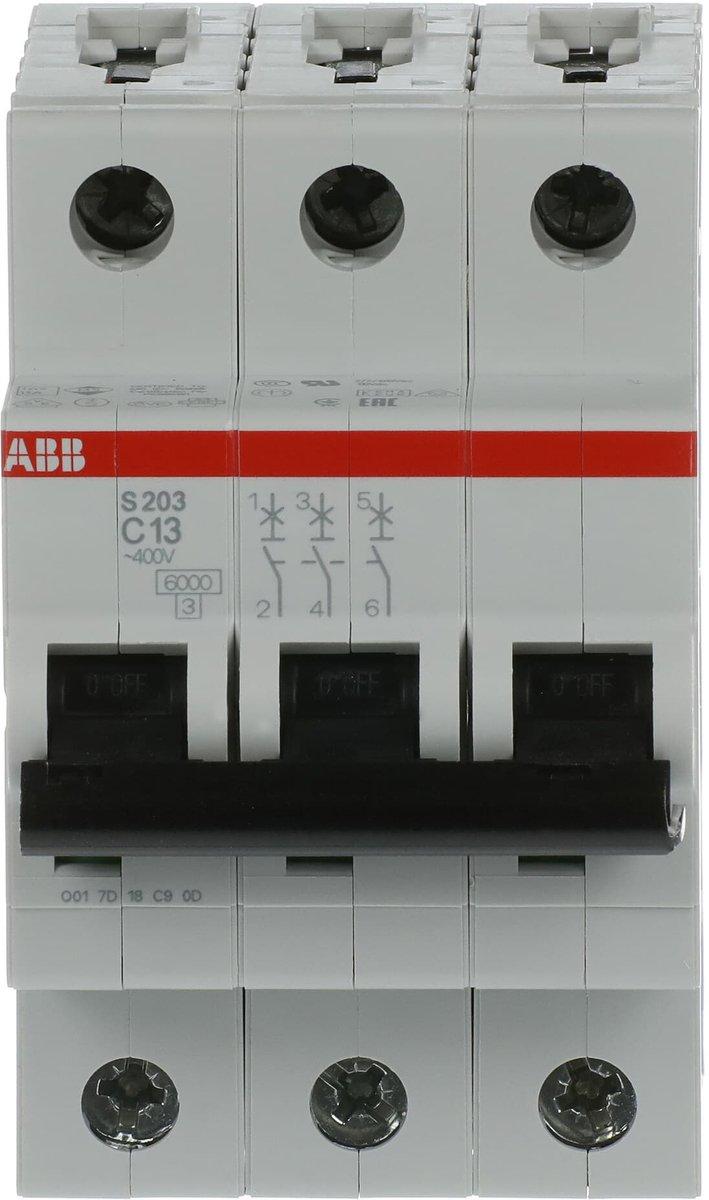LS-Schalter 3P Charakteristik C Bemessungsstrom 13A 6kA