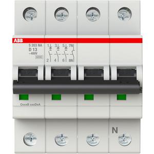 LS-Schalter 3P+N Charakteristik D Bemessungsstrom 13A 6kA