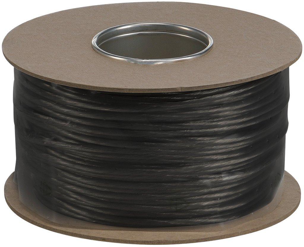 NIEDERVOLT-SEIL für TENSEO Niedervolt-Seilsystem schwarz 6mm² 100m