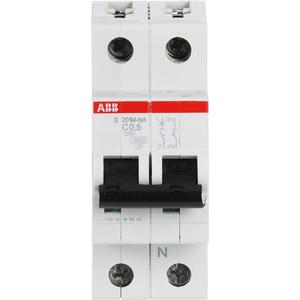 LS-Schalter 1P+N Charakteristik C Bemessungsstrom 0,5A 10kA