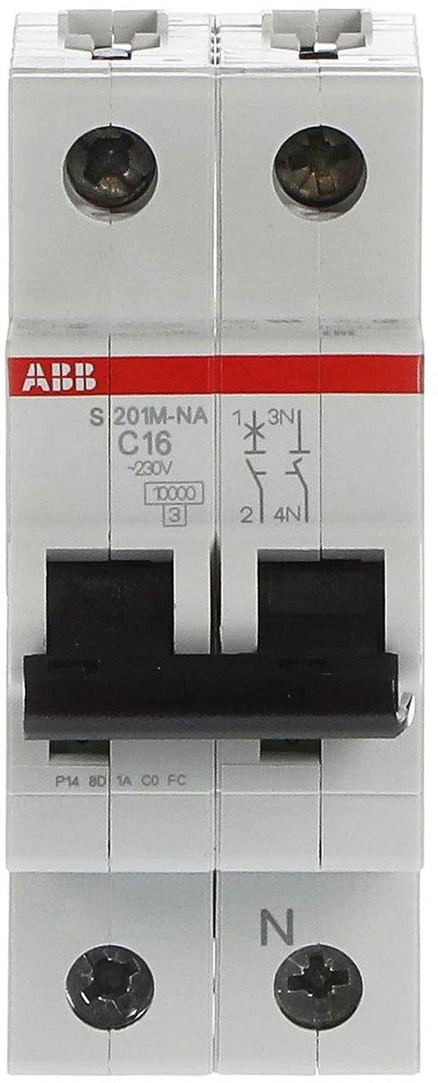 LS-Schalter 1P+N Charakteristik C Bemessungsstrom 16A 10kA