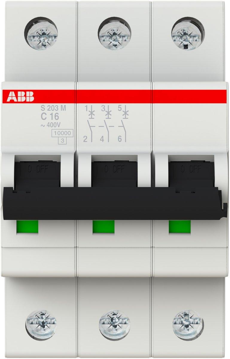 LS-Schalter 3P Charakteristik C Bemessungsstrom 16A 10kA