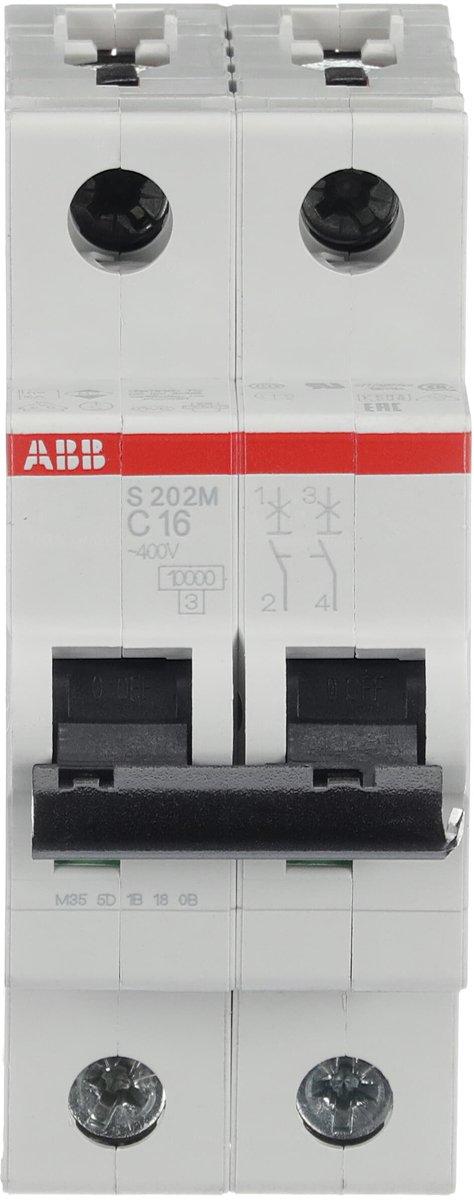 LS-Schalter 2P Charakteristik C Bemessungsstrom 16A 10kA