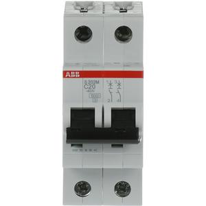 LS-Schalter 2P Charakteristik C Bemessungsstrom 20A 10kA