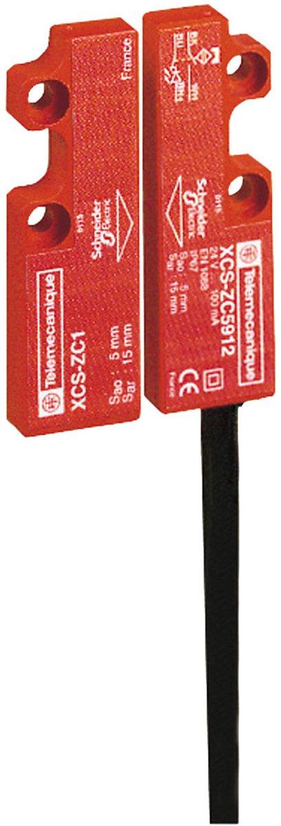 XCSDMC Cod. Magn.-Si.schalter 1Ö+1S gest. schalt. 5m Kabel