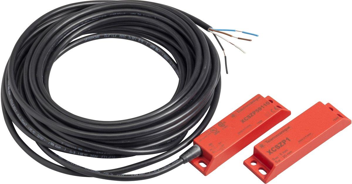 XCSDMP Cod. Magn.-Si.schalter 2Ö+1S 1Ö gest. schalt. 5m Kabel