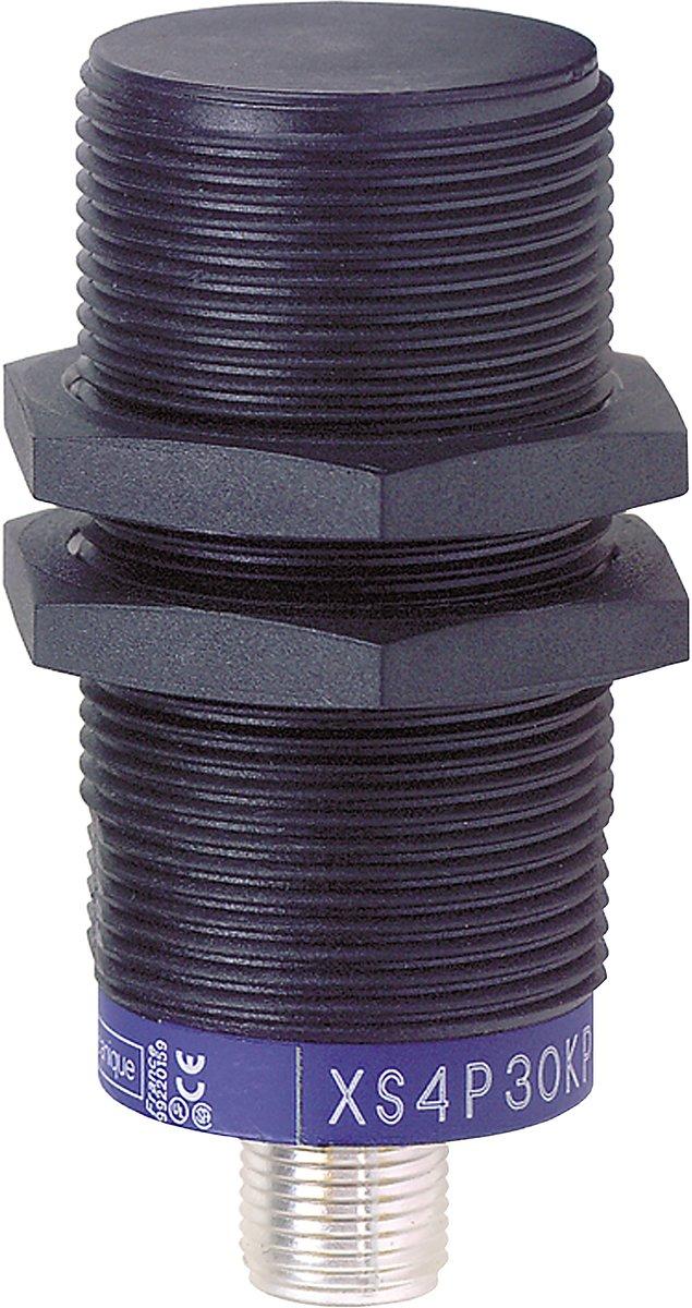 XS4-Indu. Näherungsschalter M30 L70mm PPS Sn 15mm 24-240V AC/DC 1/2"