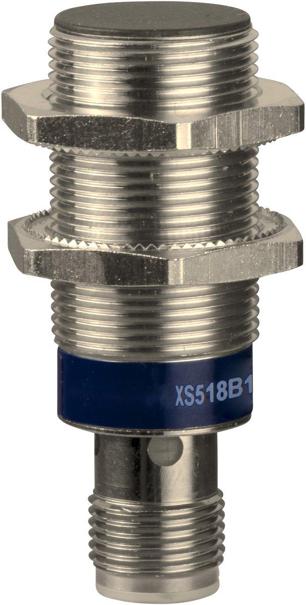 XS5-Indu. Näherungsschalter M18 L73mm Messing Sn 2mm 24-240V AC/DC 1/2"