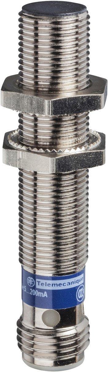 XS6-Indu. Näherungsschalter M12 L62mm Messing Sn 4mm 24-240V AC/DC 1/2"