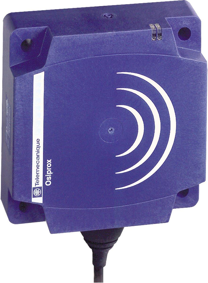 XS7-Indu. Näherungsschalter 80x80x26 PBT Sn 40mm 12-24 V DC 2m Kabel
