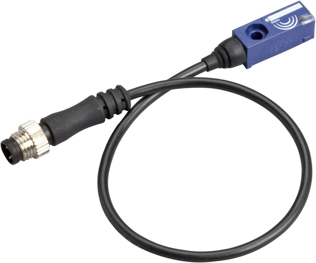 XS7-Indu. Näherungsschalter 8x22x8 PBT Sn 2,5mm 12-24 V DC M8 0,15m