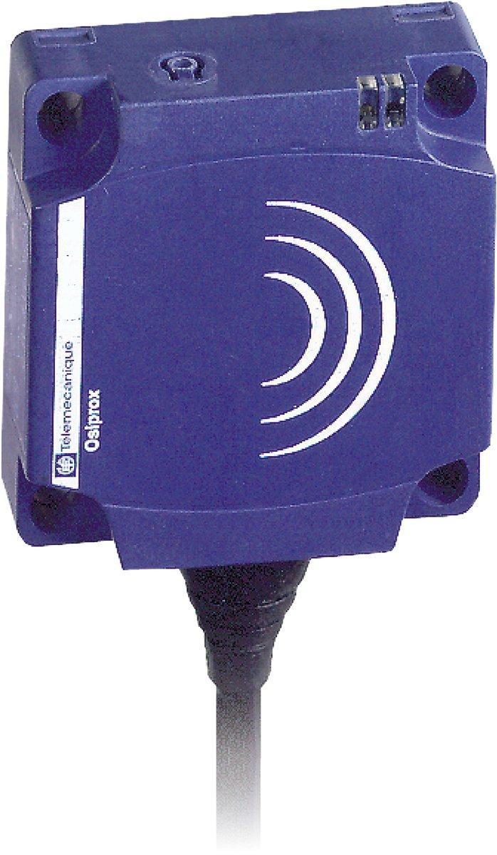 XS8-Indu. Näherungsschalter 40x40x15 PBT Sn 25mm 24-240V AC/DC 10m Kab.
