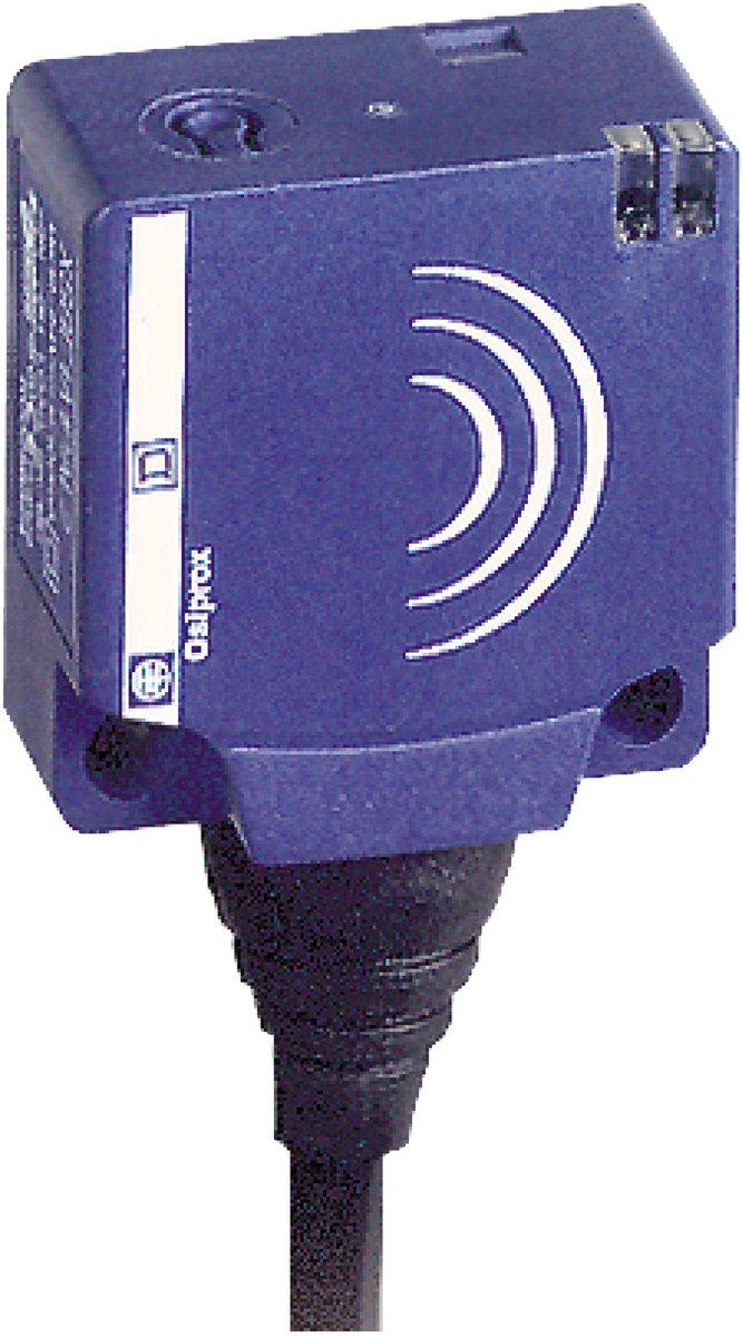 XS8-Indu. Näherungsschalter 26x26x13 PBT Sn 15mm 12-24 V DC 2m Kabel