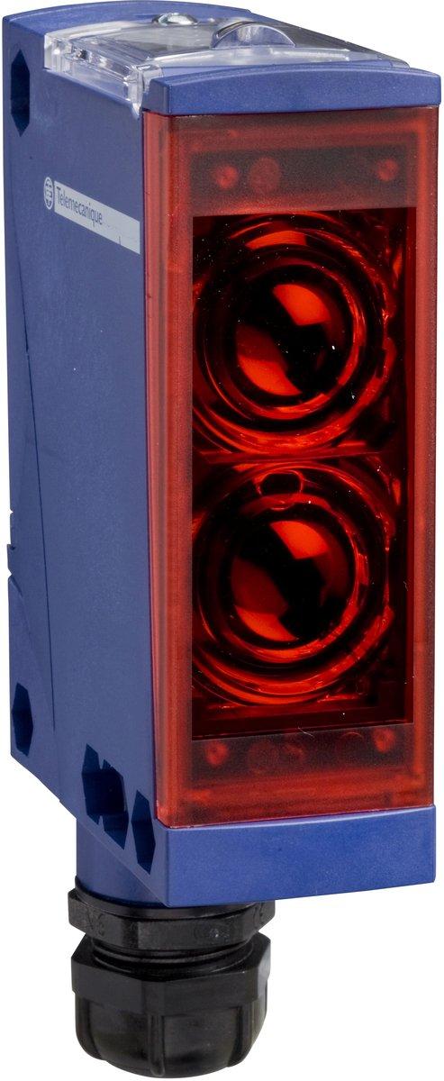 XUX-Optoe. Sensor Reflex.-Lichts.r. polar. Sn 11m 12-24 V DC Klemmleisten