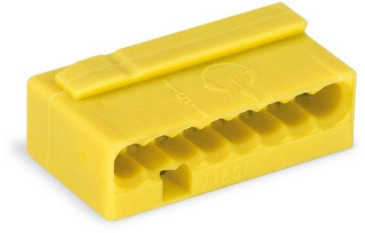MICRO-Verbindungsdosenklemme 8-Leiter-Klemme 8-polig gelb