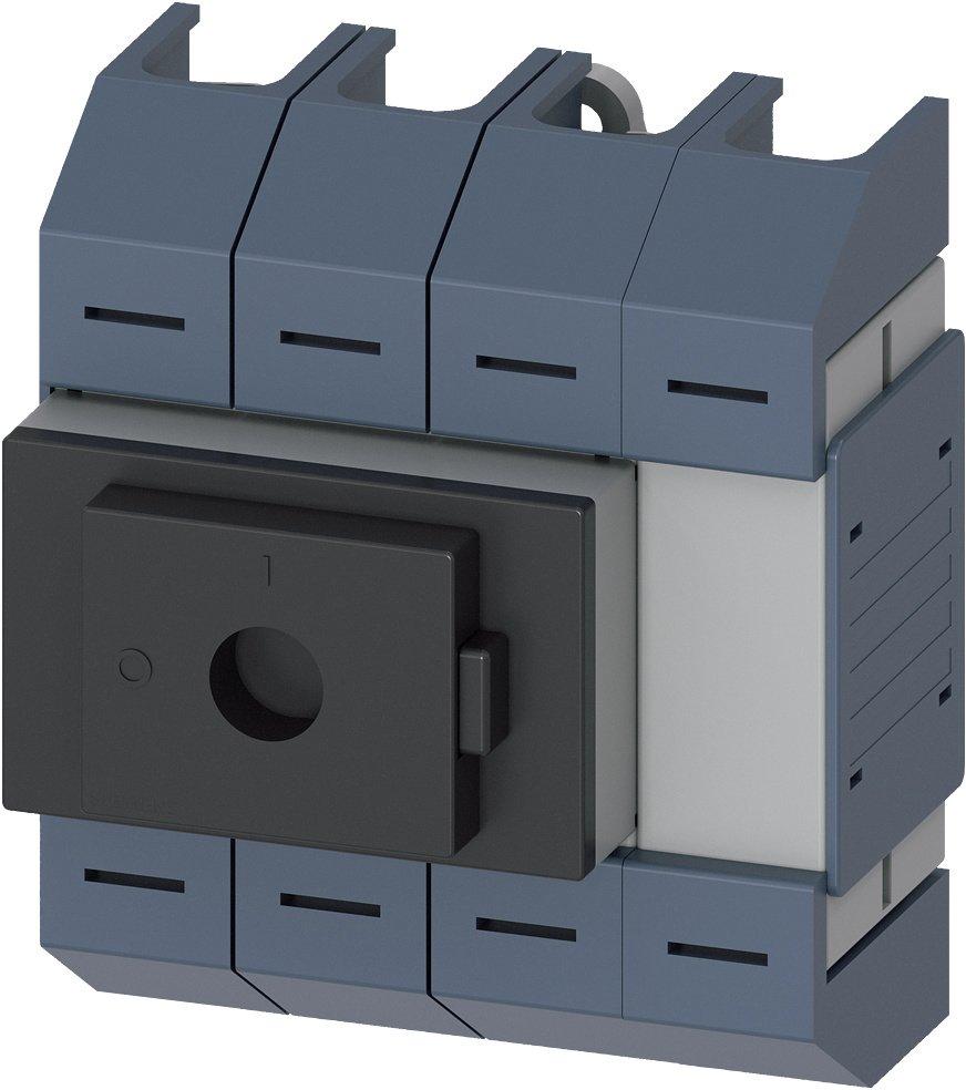 Lasttrennschalter 63A Baugr. 02 4-polig Frontantrieb mittig Grundgerät