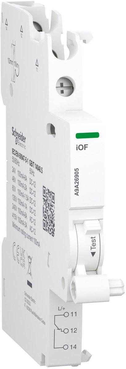 Hilfskontak Acti9 iO 100mA bis 6 24VAC bis 415V 24VDC bis 130V Anschluss oben