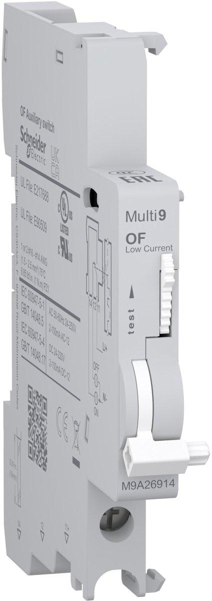 Hilfskontak Multi9 O 1 Wechsle 2mA bis 100m 24VAC bis 250V 24VDC bis 220V