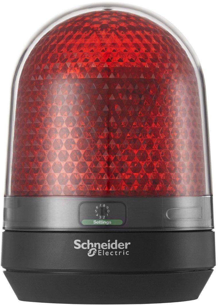 Drehspiegelleuchte Harmony XVR 100mm rot integrierte LEDs ohne Buzzer 12-24V DC