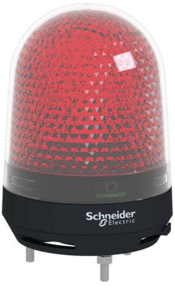 Drehspiegelleuchte mit Buzzer 100-230 VAC Ø 100 rot