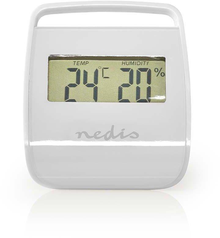 Thermometer innen Raumtemeratur und Raumfeuchtigkeit weiß