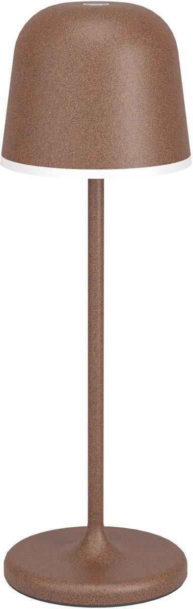 Tischlampe MANNERA Mokka/Weiß