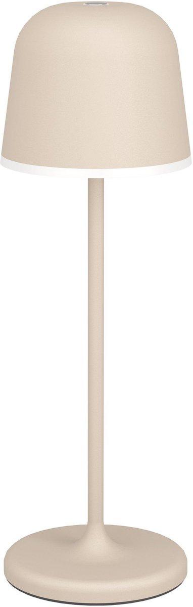 Tischlampe MANNERA Sandfarben/Weiß