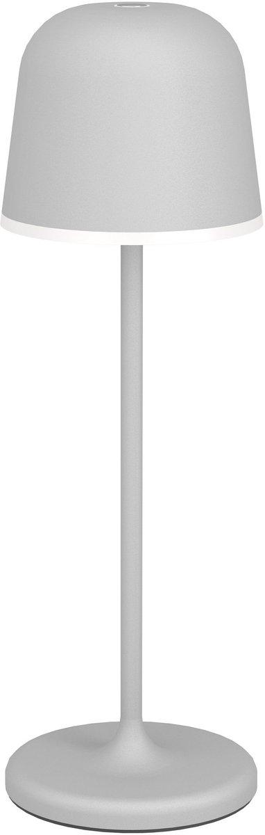Tischlampe MANNERA Grau/Weiß