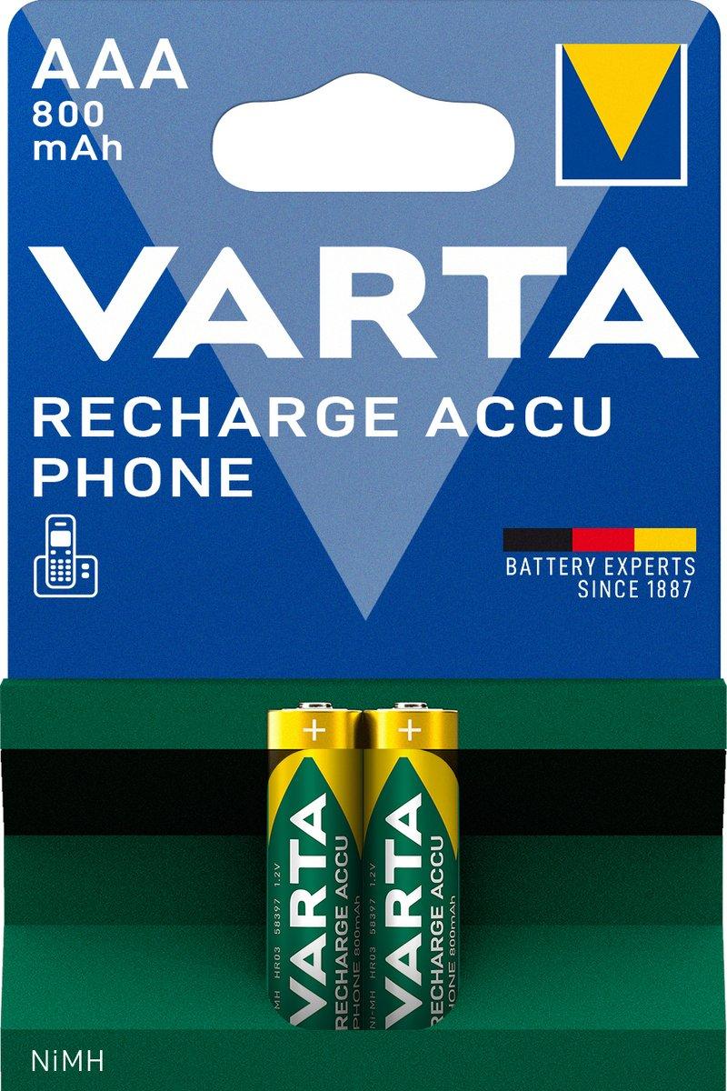 Microzelle AAA Akku 800 mAh 2 Stk Phone