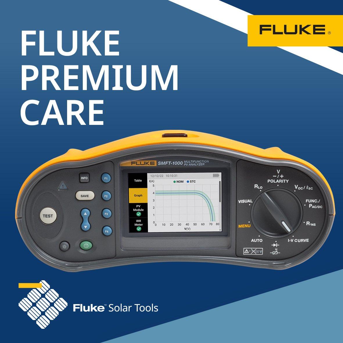 1 Jahr Fluke Premium-Schutz für den Multifunktions-PV-Analysator SMFT-1000
