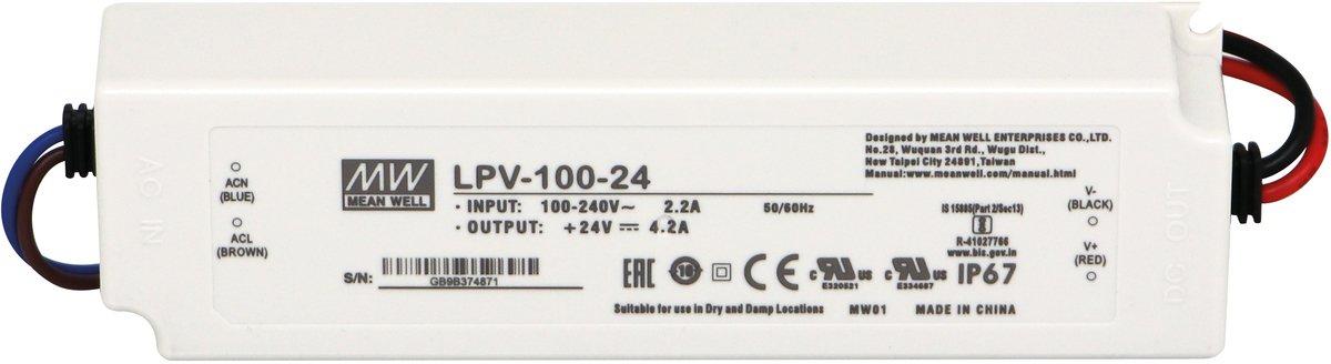 Schaltnetzteil IP67 24VDC 100W