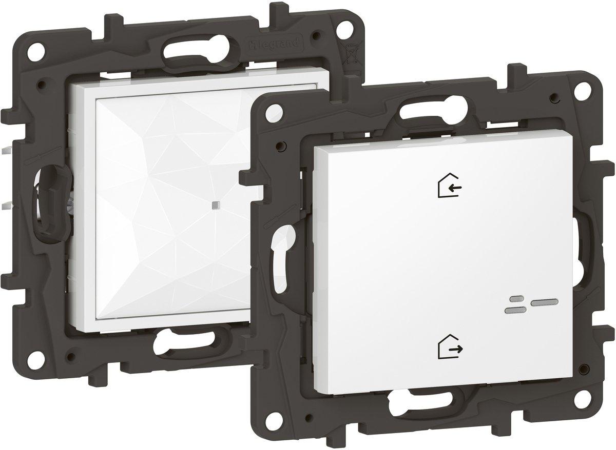 Set bestehend aus Gateway u. Master-Switch für Niloe Step with Netatmo Ultraweiß