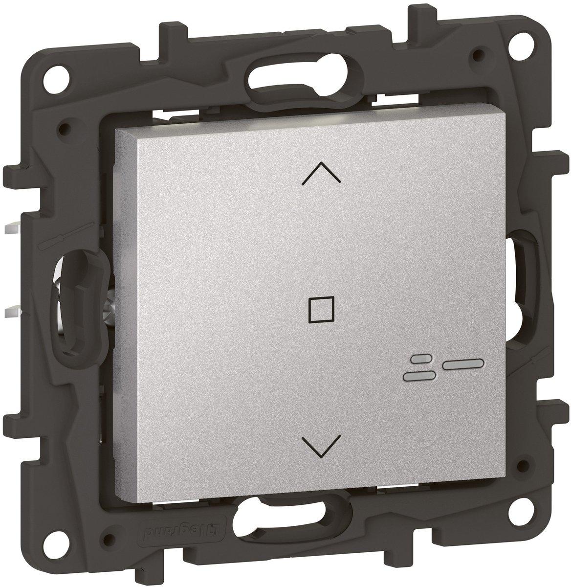 Vernetzter Rollladenschalter für Niloe Step with Netatmo Aluminium