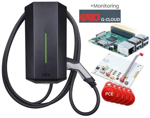 Wallbox Ladekabel Typ 2 inkl. RFID Wlan FI-A DC 6mA Fehlerstromerkennung