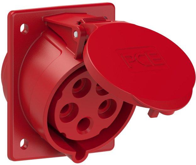 CEE-Anbausteckdose schräg 32A 5p 6h IP44 400V