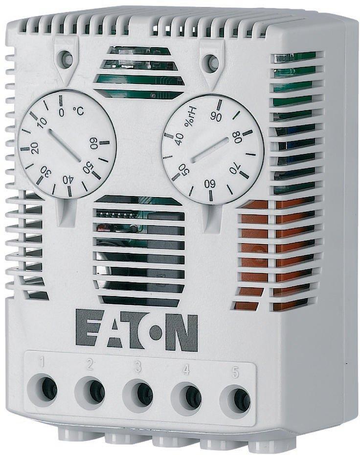 Thermostat und Feuchtigkeitsregler Stellbereich 40-90% rel. LF und 0°C-60°C